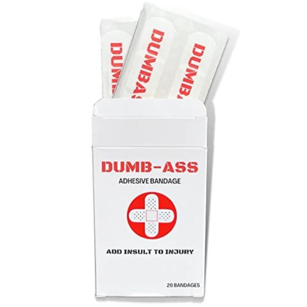 GAG GIFT IDEA! Hilarious Naughty Bandages Bandaids Office Party Sibling